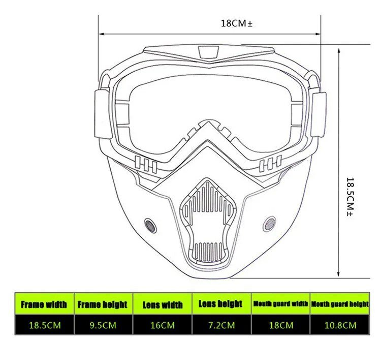 Очки-маска для снегоходов и сноуборда, мото и вело спорта, Защитная маска горнолыжная