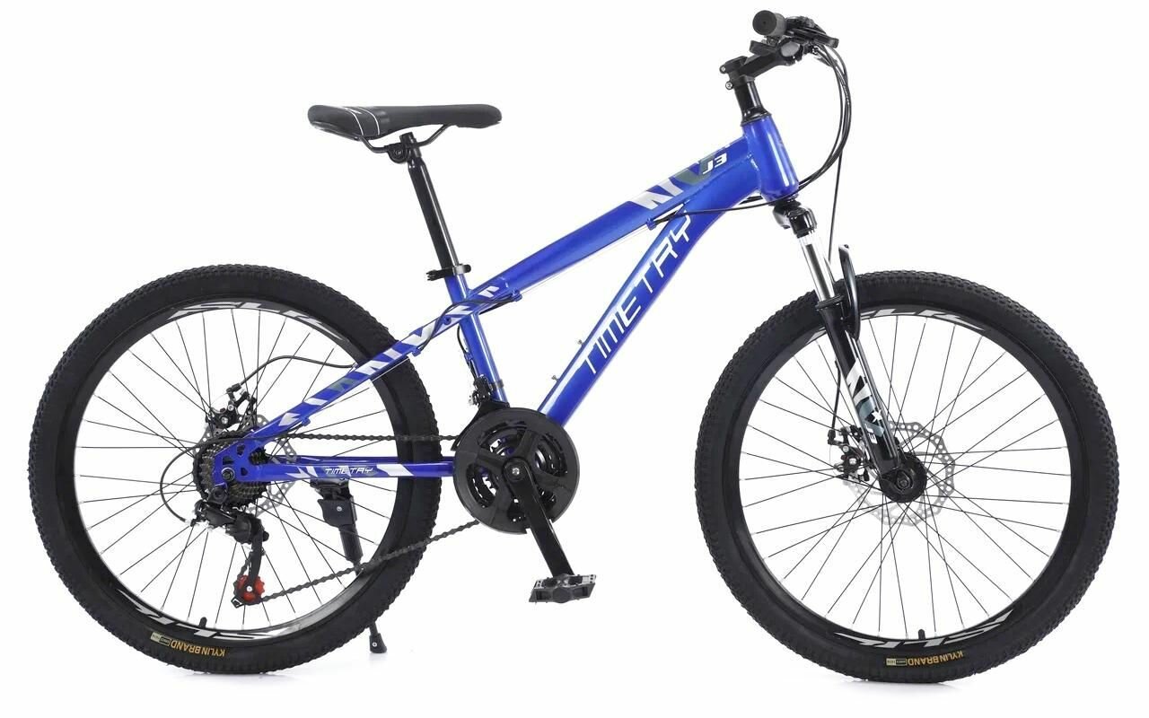 Велосипед подростковый 24 Timetry TT022 синий 11 рама