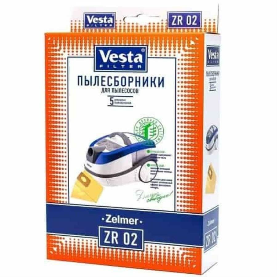 Vesta filter Бумажные пылесборники ZR 02, 5 шт. - фото №8