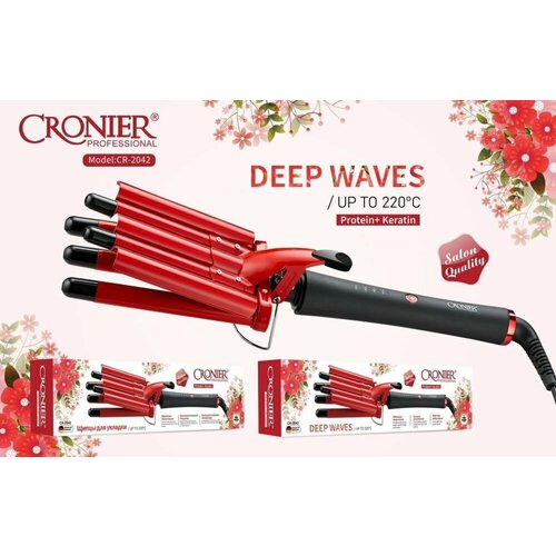 Профессиональная плойка-щипцы для создания роскошной волнообразной укладки 264000₽