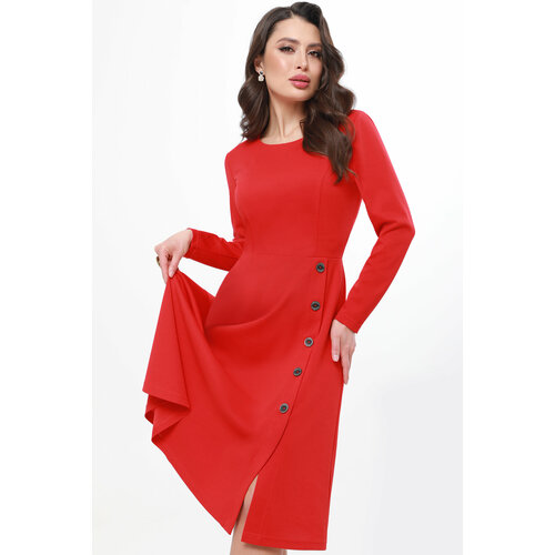 Платье DStrend, размер 46, красный проводные наушники sven e 106 107 108 109 зелeный