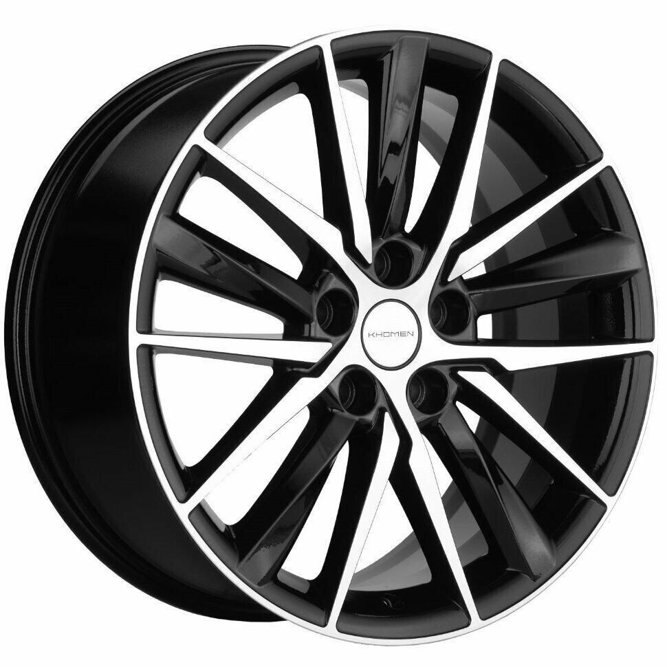 Колёсный диск Khomen Wheels KHW1807 18x8j 5x114,3 ET50 D60,1 Black-FP