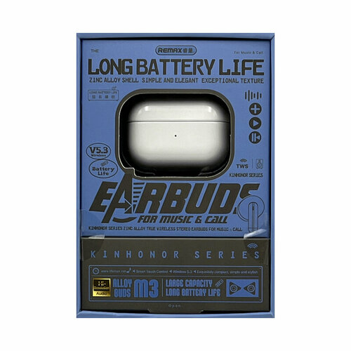 Беспроводные наушники Remax M3 белый 2234₽