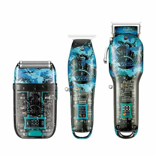 VGR V-645 Парикмахерская комбо электрическая бритва перезаряжаемая профессиональная машинка для стрижки волос триммер 585000₽