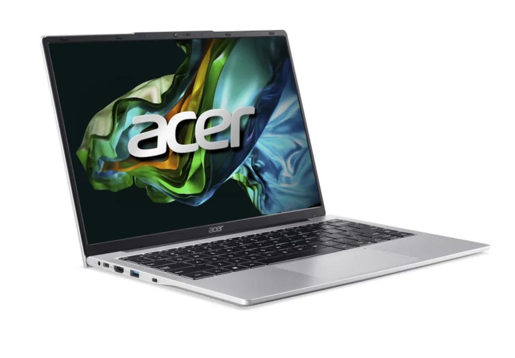 Ноутбук Acer Aspire Lite AL14, 14", IPS, Intel Processor N100 2.1ГГц, 4-ядерный, 8ГБ DDR5, 256ГБ SSD, Intel UHD Graphics, Windows 11, серебристый