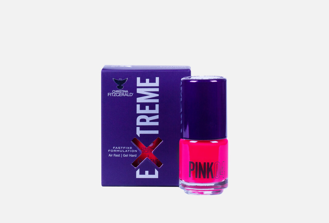 Лак для ногтей Christina Fitzgerald, Extreme Pink 15мл