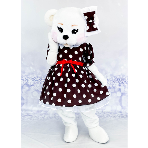 Платье Капучино для ростовых кукол , Одежда для ростовых кукол (кукла в комплект на входит) одежда для ростовых кукол falca 105см 85523