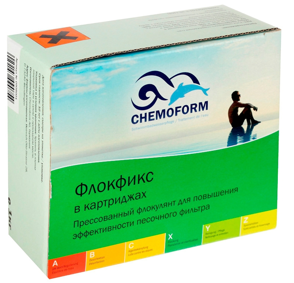 Chemoform Флокфикс в картриджах, (8х125г), 1 кг