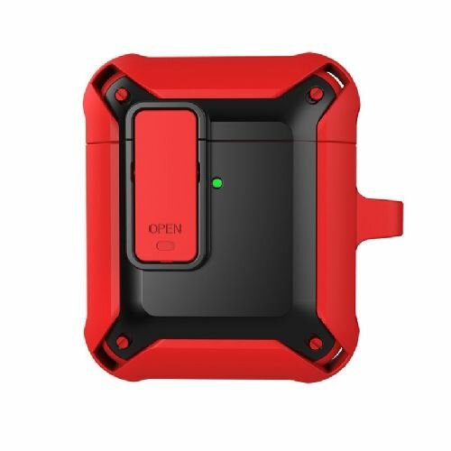 Чехол для AirPods 1 / 2 WiWU Mecha AirPods Case Red + Black