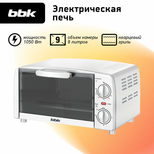 Мини-печь BBK OE0912M, белый