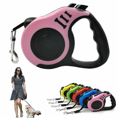 Автоматический выдвижной поводок для собак Retractable dog leash (5 м.) milwaukee retractable dog leash blue