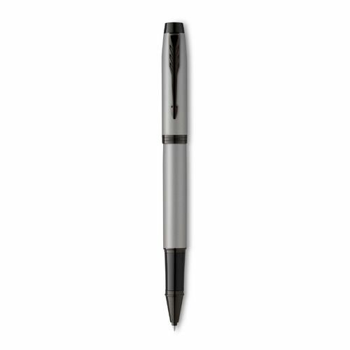 Ручка роллер Parker IM Achromatic T317 (CW2127751) Matt Grey F чернила черн. подар. кор.