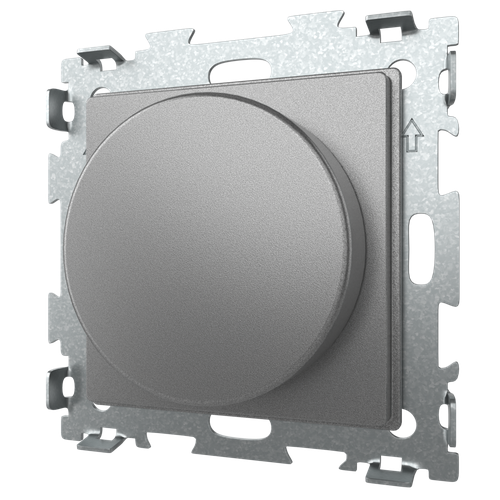 Диммер светорегулятор серая платина «Эстетика» GL-F33-GPG