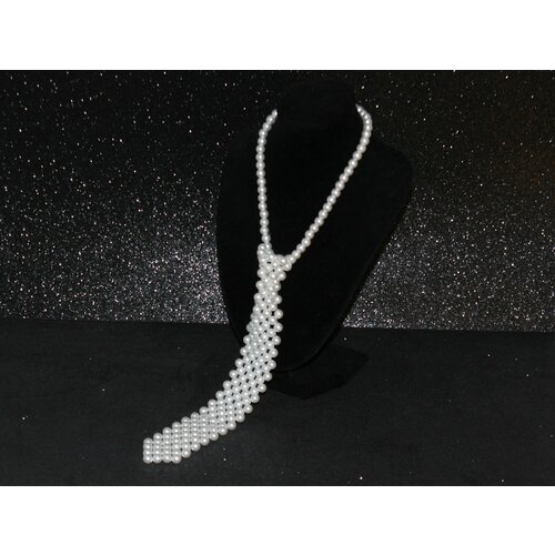 Чокер, длина 25 см, белый