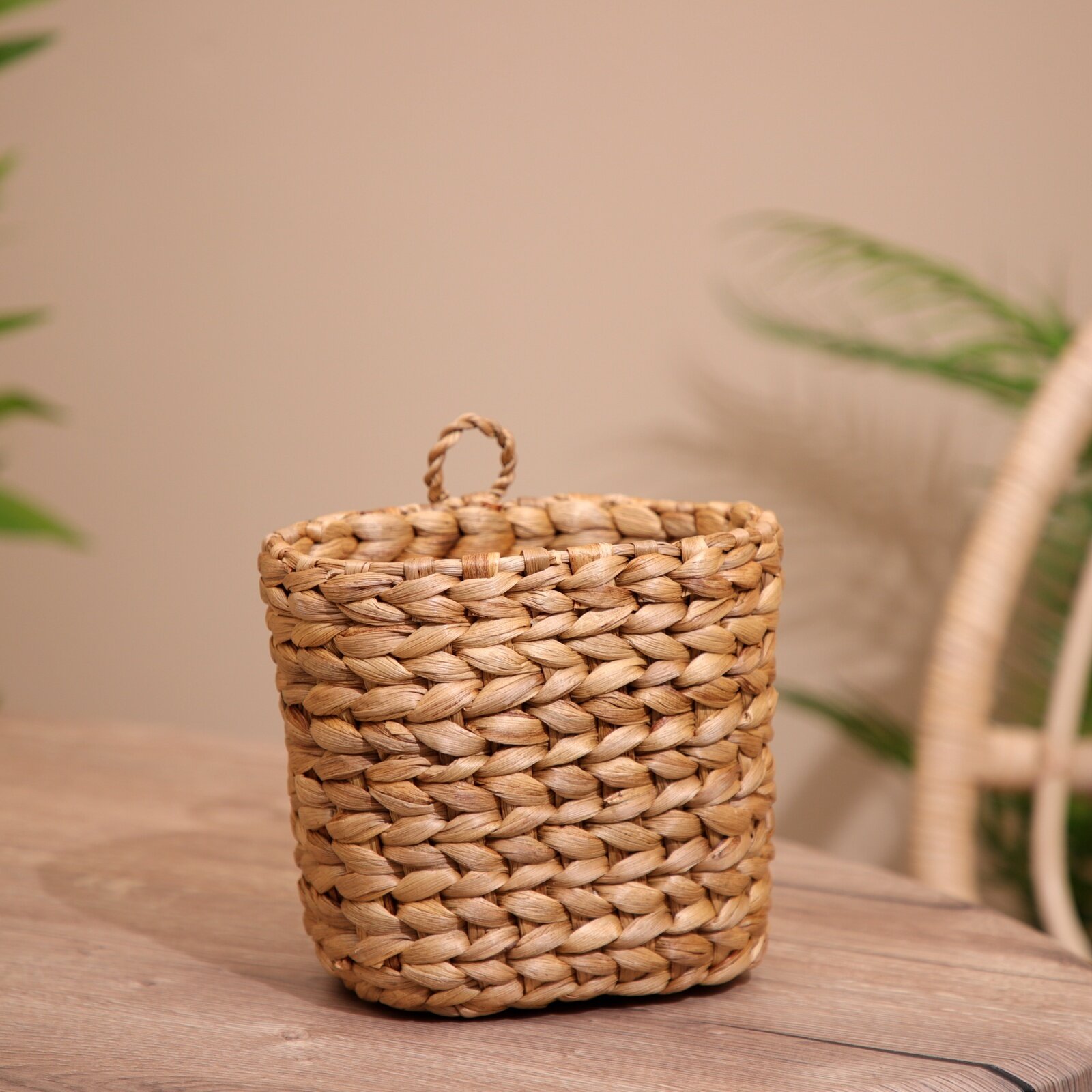 фото Корзинка плетёная подвесная 20х12х17 см