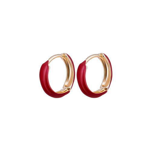 Серьги OTOKODESIGN эмаль красный 366₽
