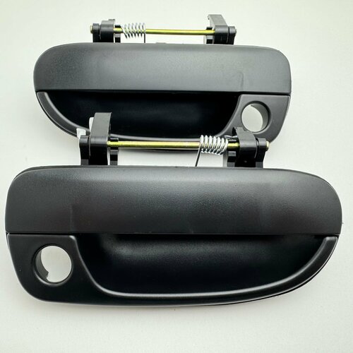 Ручки передней двери (левая + правая) на Hyundai Accent (Тагаз). Наружние ручки. Артикула : 8266025000 и 8265025000