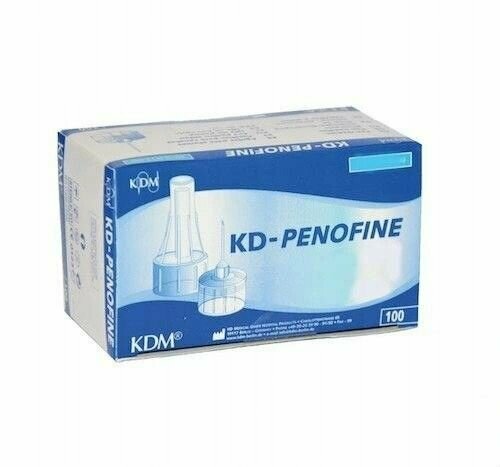 Иглы для шприцручек 32G 023 х 4 мм KDPenofine 100 штук
