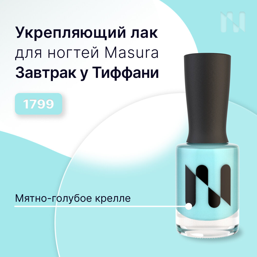 Лак для ногтей Укрепляющий Завтрак у Тиффани, 11 мл