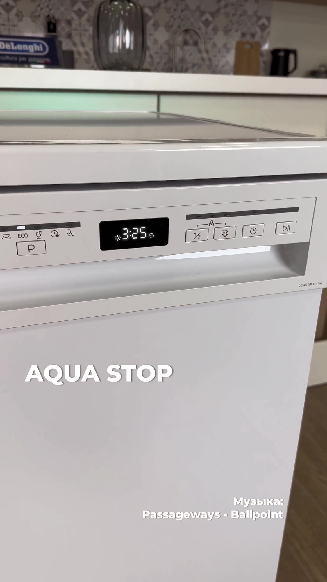 Посудомоечная машина Delonghi DDWS 09S Citrino, посудомойка 45 см узкая отдельностоящая — фото 1