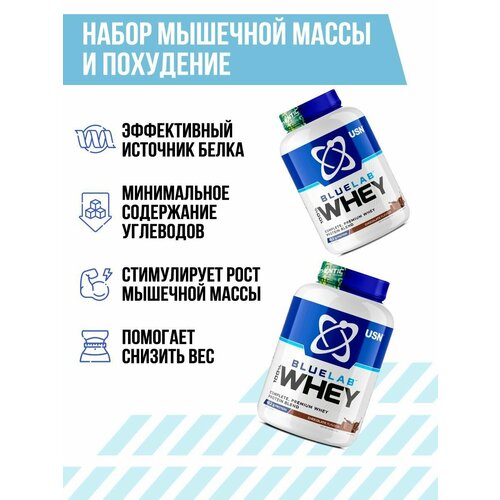 USN 100% WHEY PREMIUM PROTEIN Протеин вкус Ваниль, 2 кг