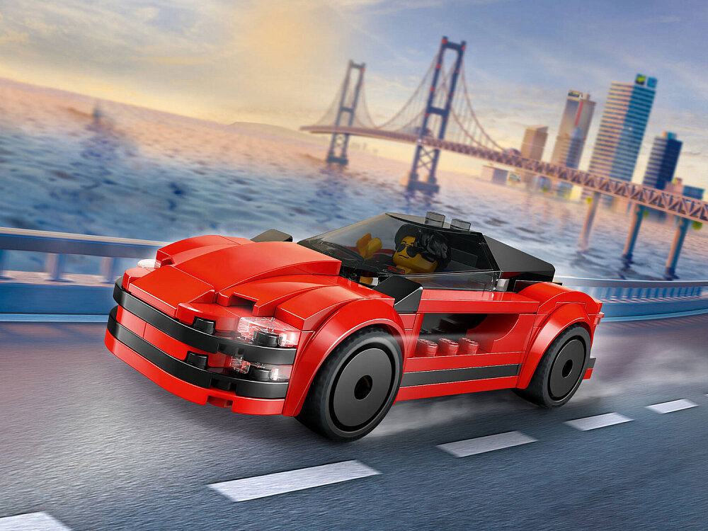Конструктор LEGO City 60448 Конструктор Красный спортивный автомобиль