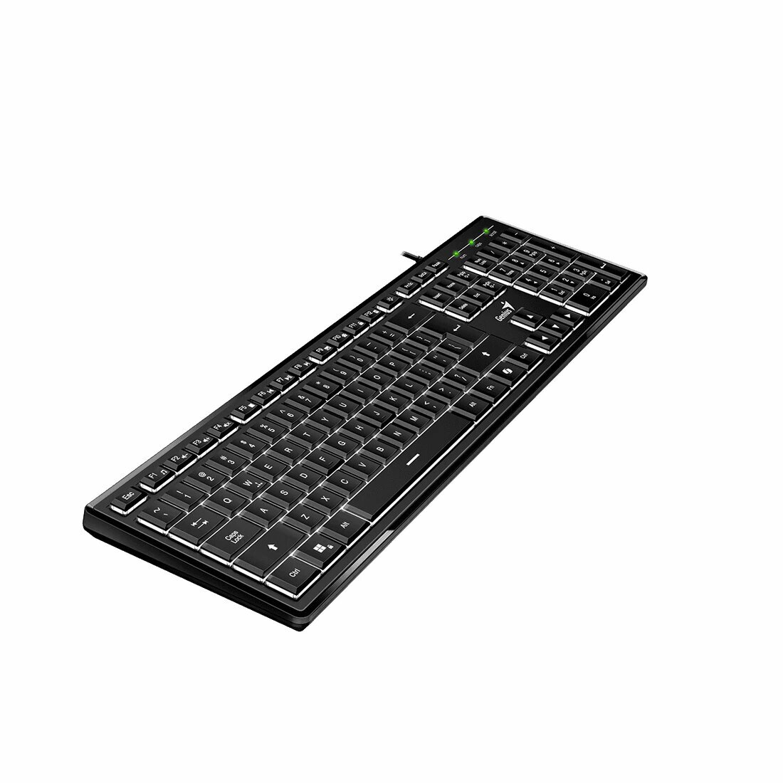 Клавиатура Genius SlimStar 820, USB, черный тип подключения: проводная, интерфейс: USB — фото 1