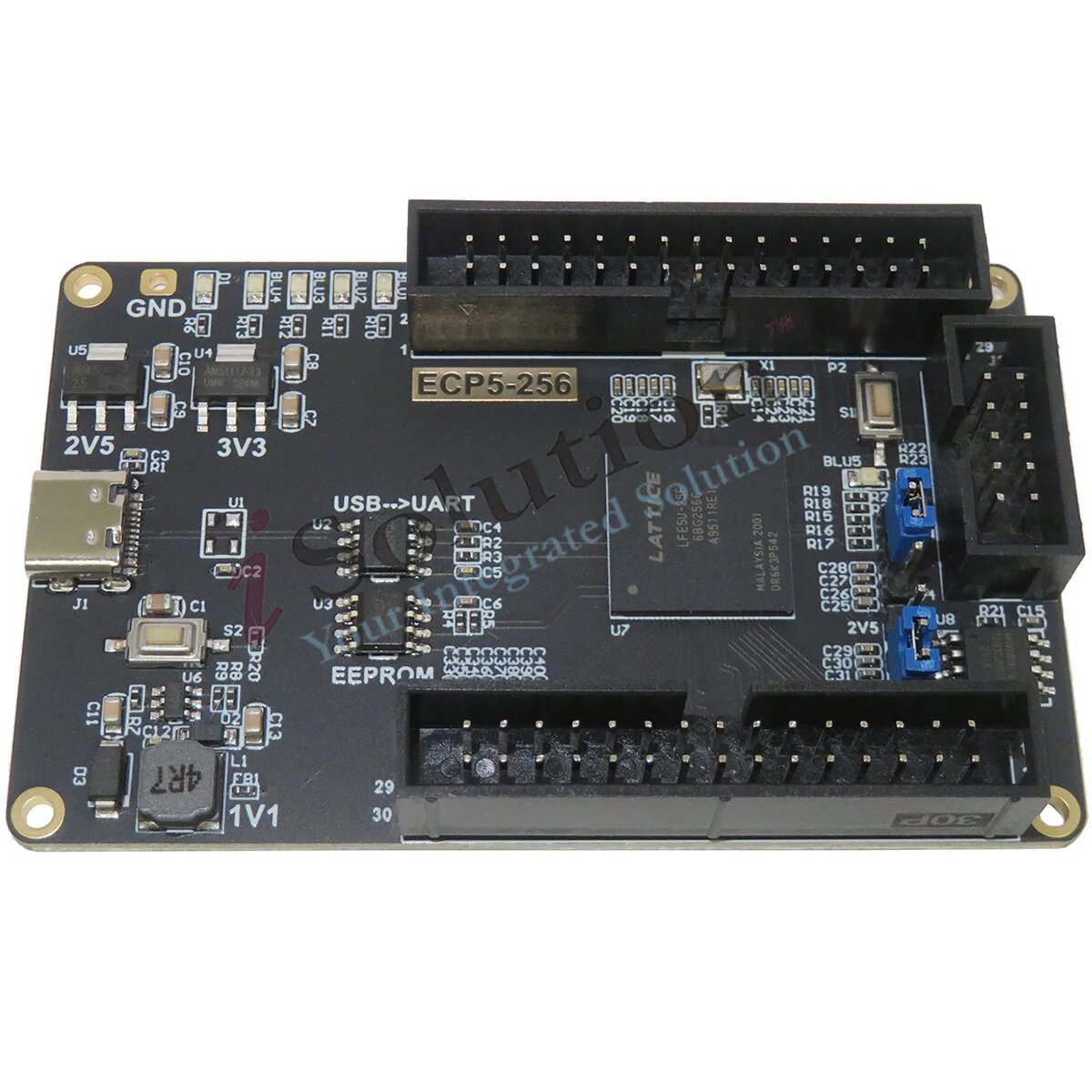 Lattice ECP5 LFE5U-25F-6BG256C FPGA Development Board