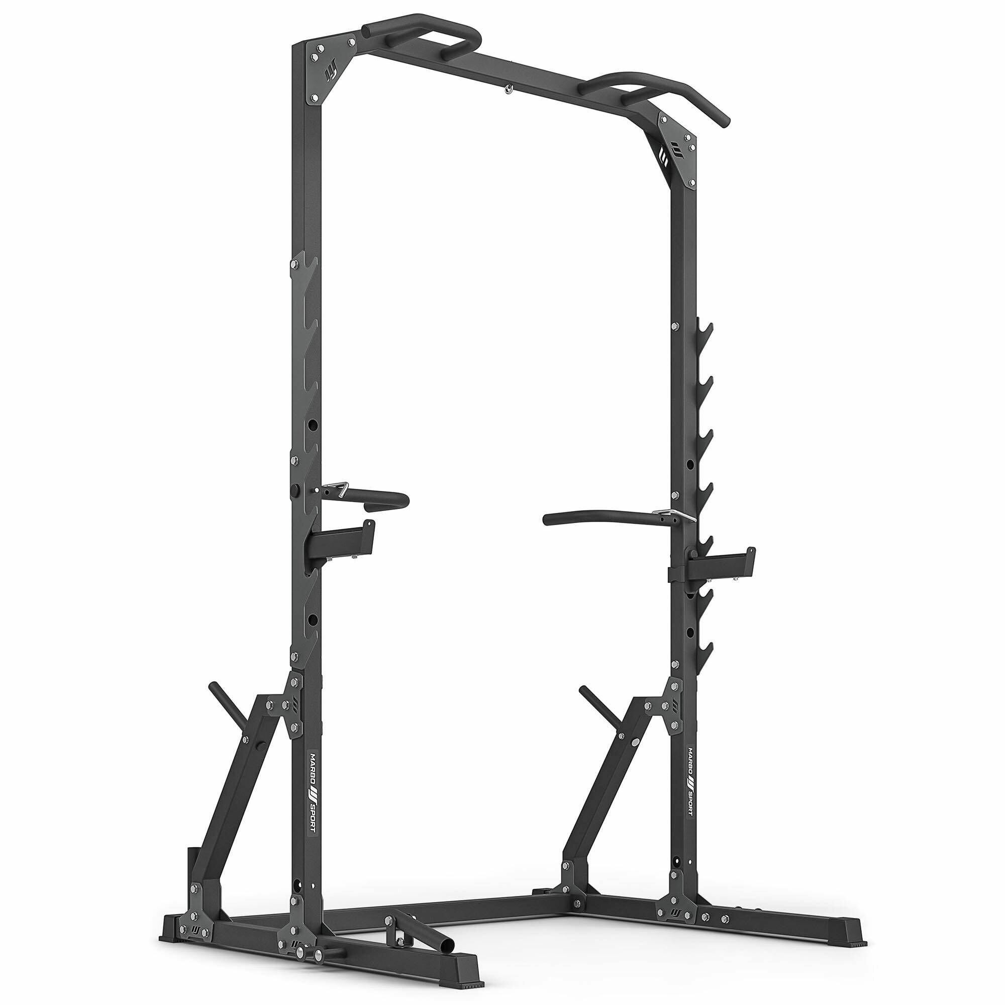 Турник со стойками и поручнями MS-U115 2.0 - Marbo Sport