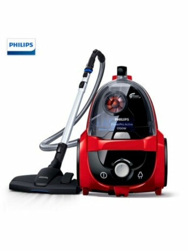 Пылесос Philips FC8632/83, 3-сторонняя система удаления пыли + несколько насадок, уборка без тупиков