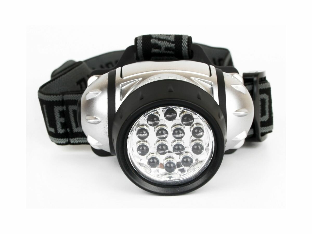 Фонарь налобный Ultraflash LED5352 серебристый - фото №1
