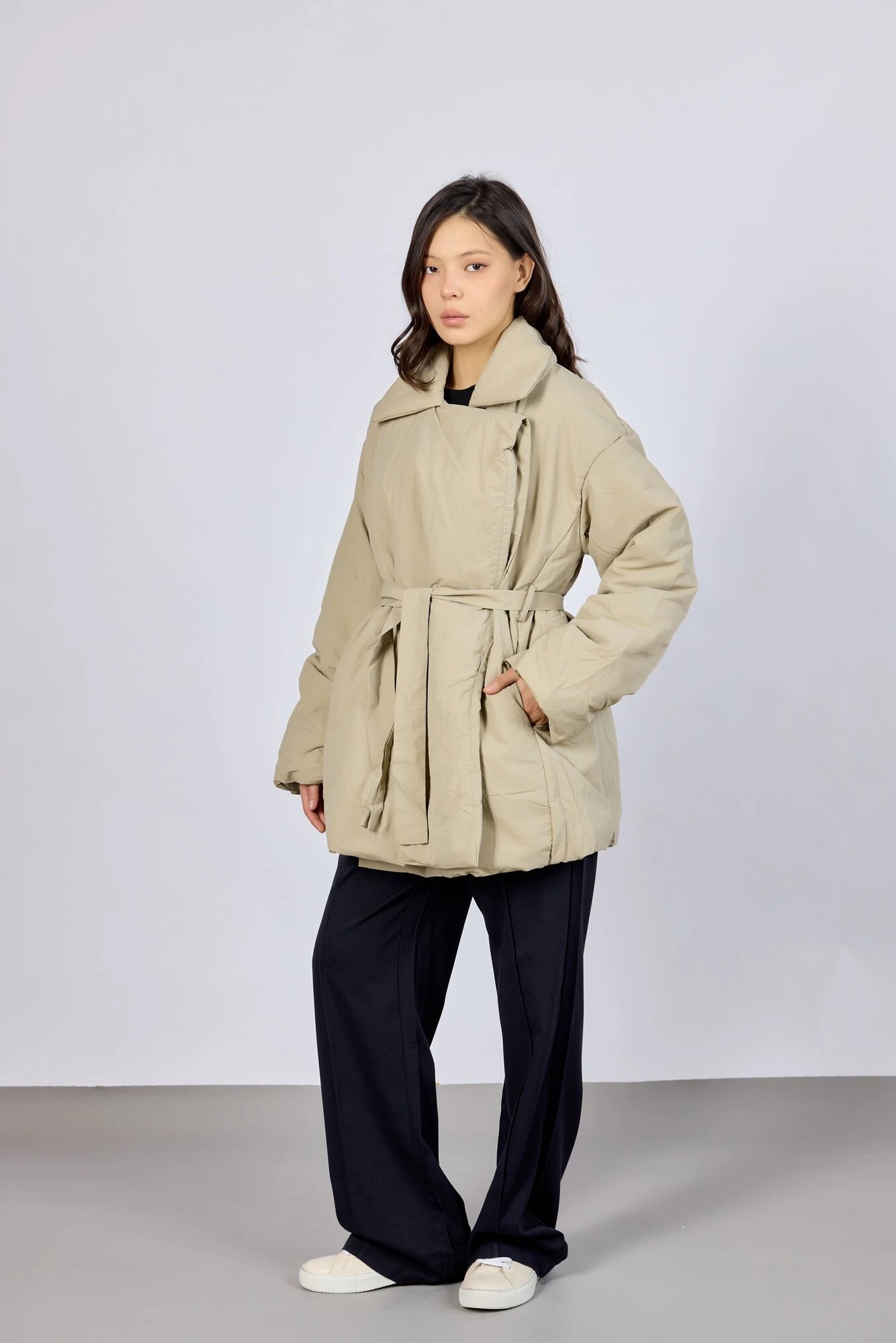 Куртка Selfie, размер S, бежевый — фото 1