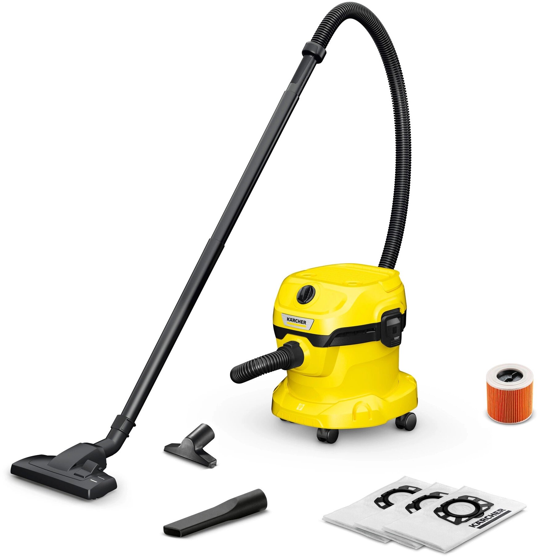 Строительный пылесос Karcher WD 2 Plus V-12/6/18/C Home 10