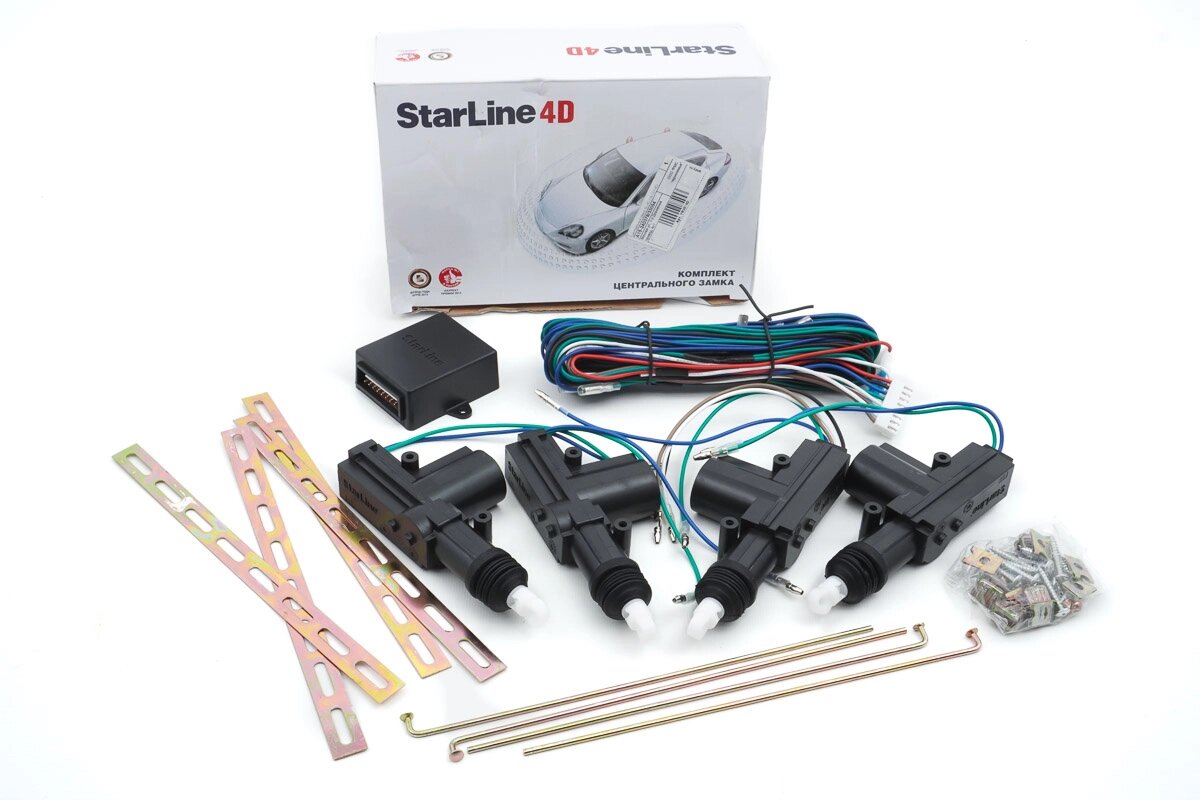Комплект центрального запирания StarLine SL-4D (YR-301-4D) 1011486