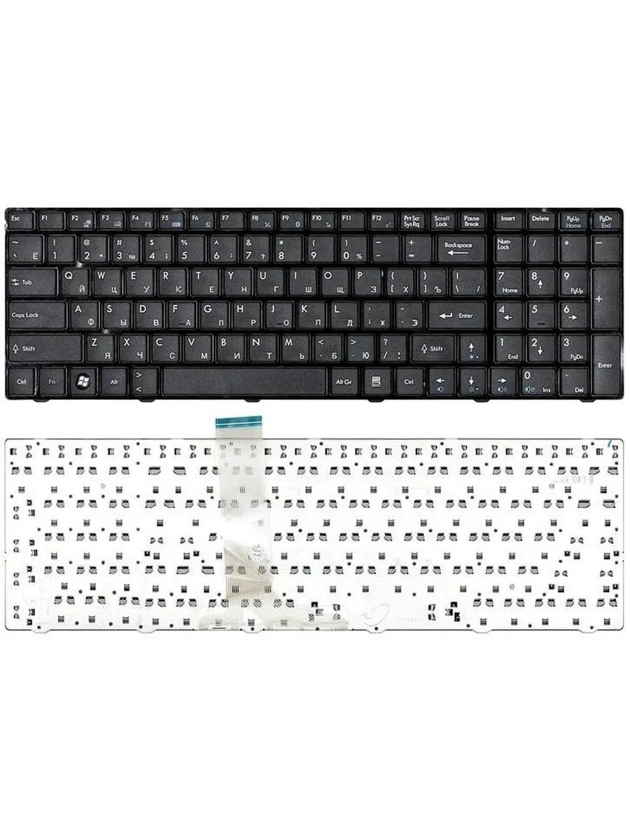 Клавиатура для ноутбука MSI A6200 CX605 CR630 CX705 черная