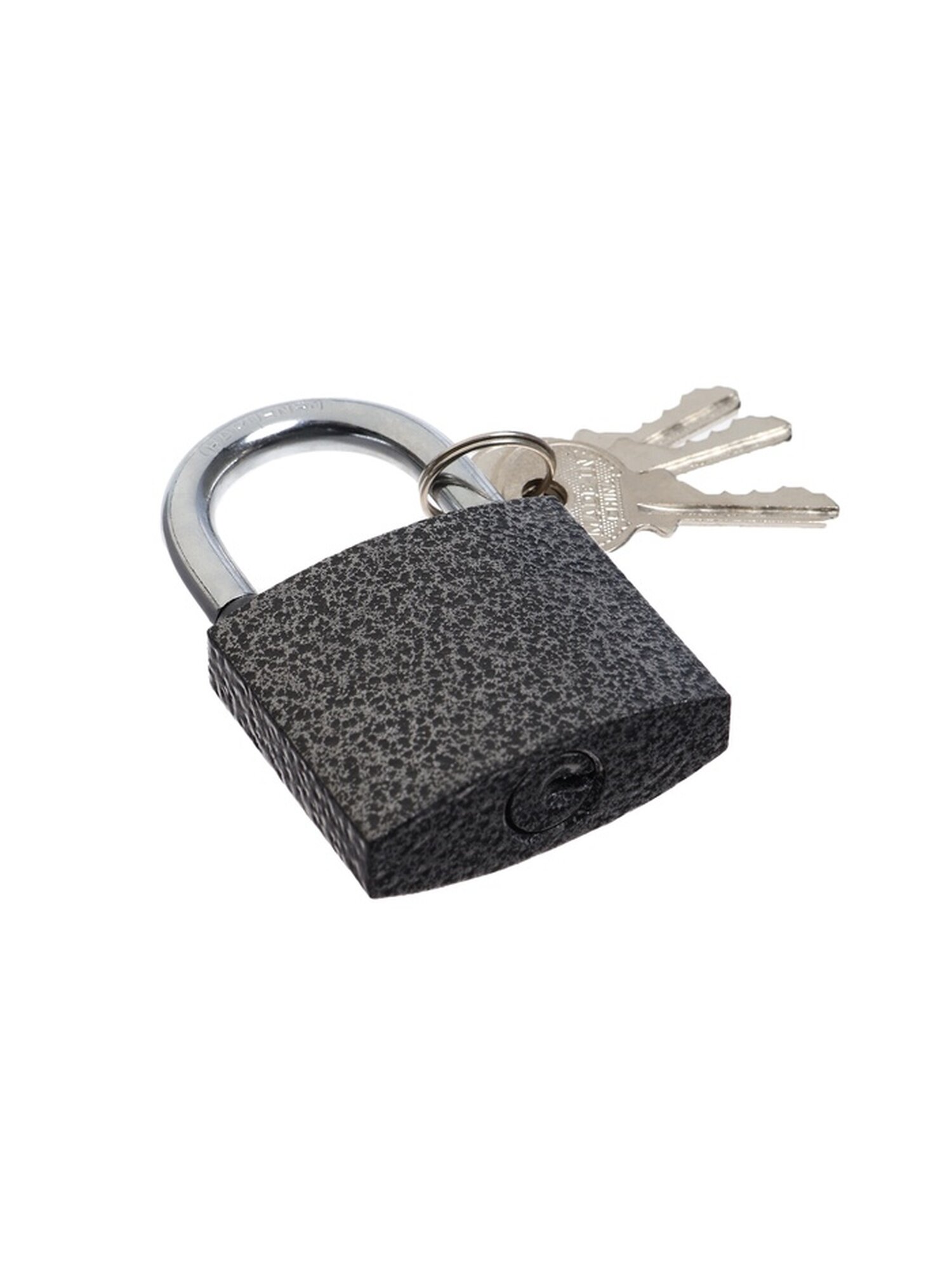 Замок навесной LOCKLAND с влагозащитной дужкой черный 3 ключа