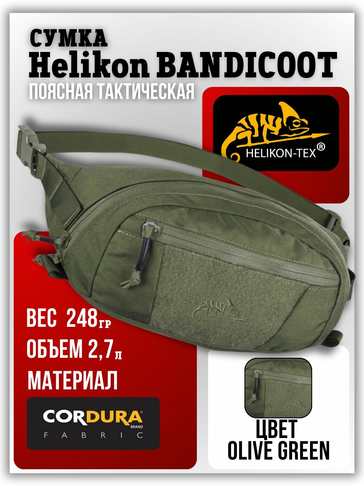 Сумка поясная