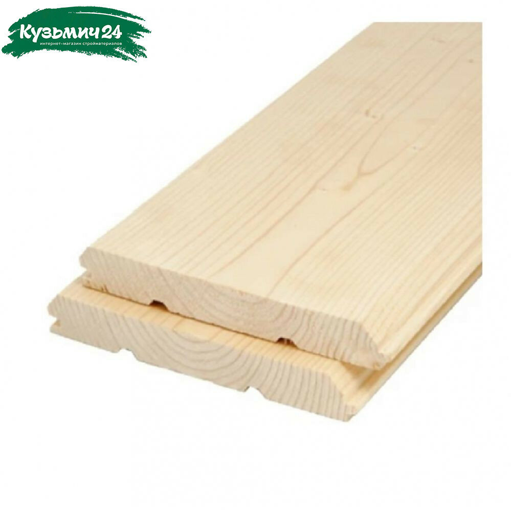Имитация бруса сорт АВ Хвоя 21х135х4000 мм в упаковке 5 штук