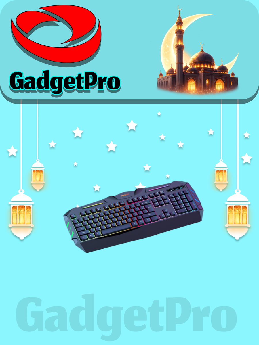 Игровая клавиатура Yesido KB21 RGB: 104 клавиши, эргономичный дизайн, механическое ощущение, кабель 1.5м - для геймеров.