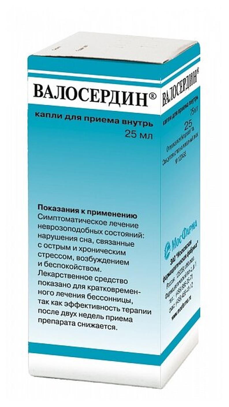 Валосердин капли д/вн. приема, 25 мл