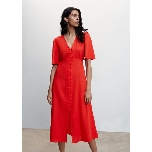 фото Платье mango, размер 38, красный