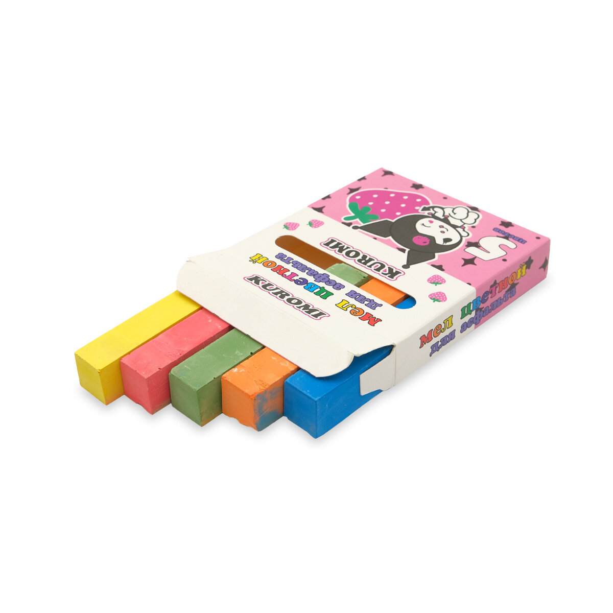 Мелки для асфальта цветные 'Kuromi', набор 5 цветов, Centrum — фото 1