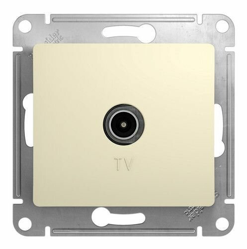 GSL000291 GLOSSA TV розетка оконечная 1DB, бежевый