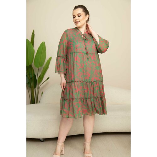 Платье размер 60/62, зеленый