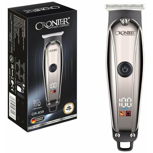 Триммер для стрижки волос Cronier CR-839 триммер для бороды и окантовки триммер для волос 125000₽