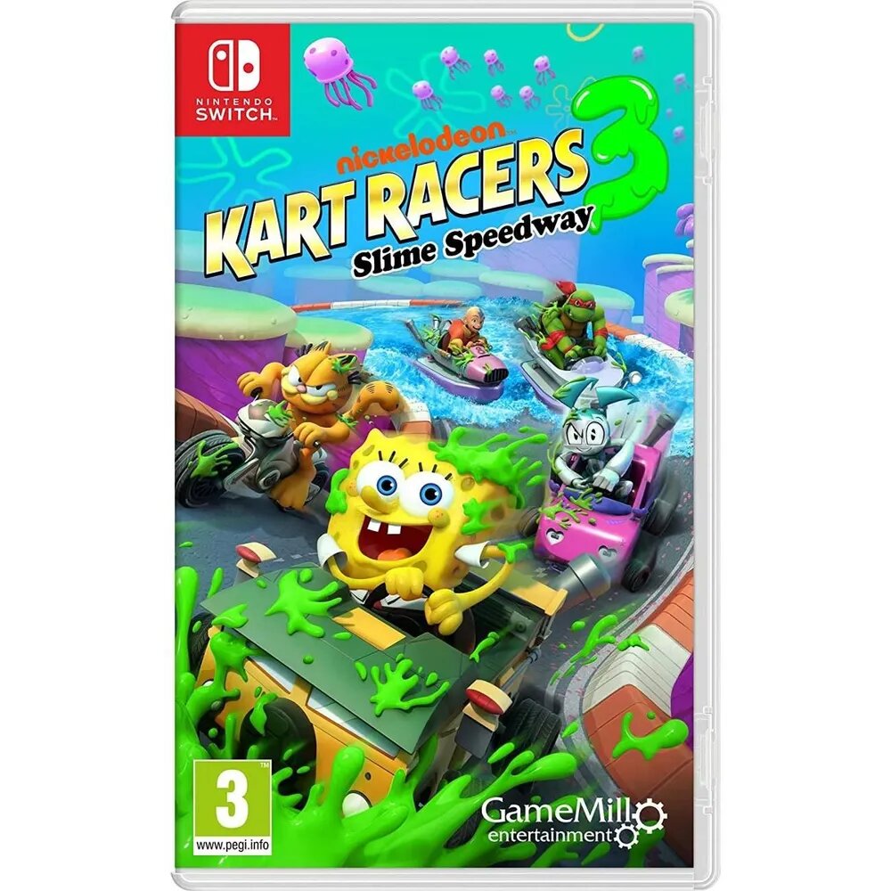 Игра Nickelodeon Kart Racers 3: Slime Speedway (Английская версия) для Nintendo Switch