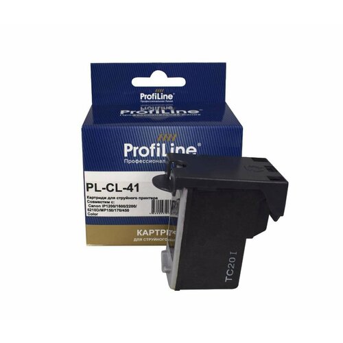 cl 41 картридж easyprint ic cl41 для canon pixma ip2200 2500 2600 6210d mp140 210 450 mx310 цветной Картридж CL-41 для Canon Pixma MP210, MP140, iP1800, MP190, MP160, MP220 0617B025 ProfiLine цветной