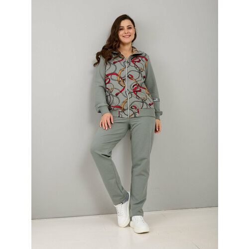 фото Костюм алтекс, размер 54, оранжевый, зеленый