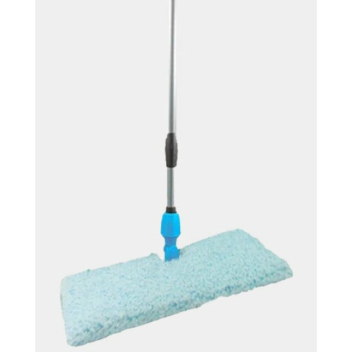 Швабра телескопическая Happy Panda HP-M06 DUO с насадкой микрофибра 120 см Цвет Серый меланж 2099₽