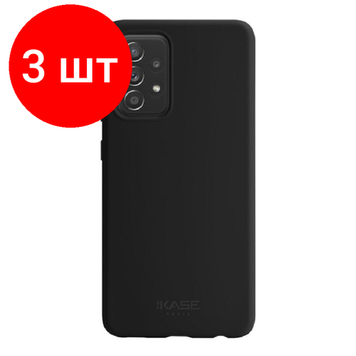 Комплект 3 штук, Чехол -накладка TFN для Samsung Galaxy A52 5G, black (TFN-SC-SAMA52LSBK) чехол накладка tfn для samsung a52 a52s черный